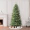 7ft. Pre-Lit Carson Artificial Pine Tree, Clear Lights